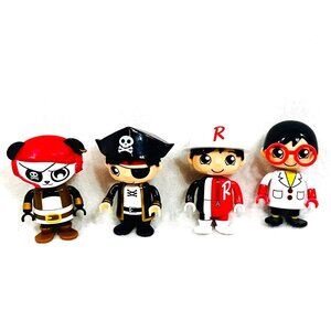 Set Of 4 Ryans World Action Figures